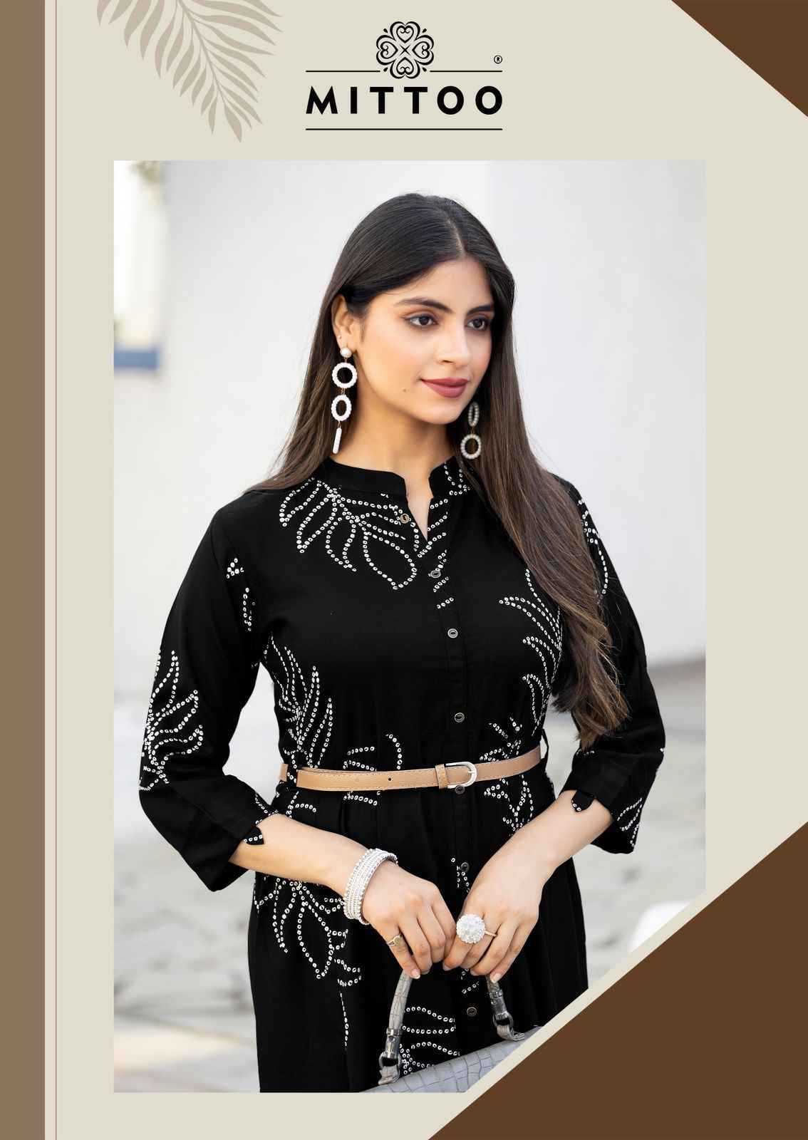 Mittoo Belt Vol 21 Rayon Kurti Surat Wholesale ( 6 pcs Catalogue )