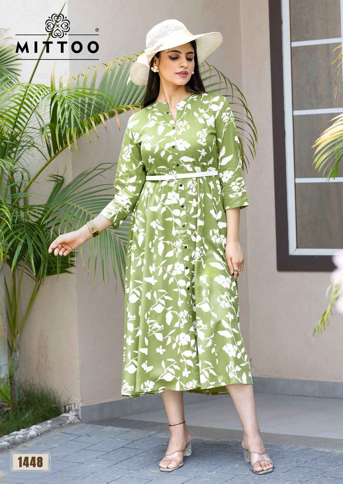 Mittoo Belt Vol 21 Rayon Kurti Surat Wholesale ( 6 pcs Catalogue )
