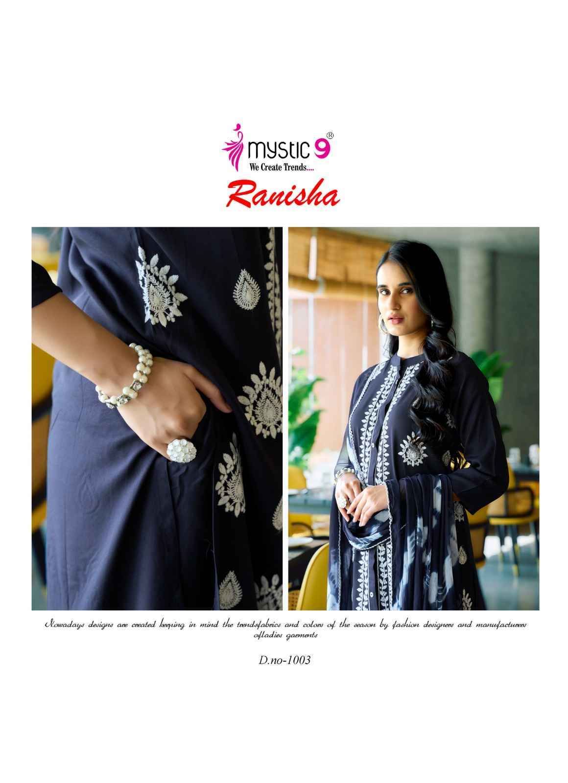 Mystic 9 Ranisha Vol 1 Rayon Readymade Combo Wholesale Price ( 4 Pcs Catalog 0