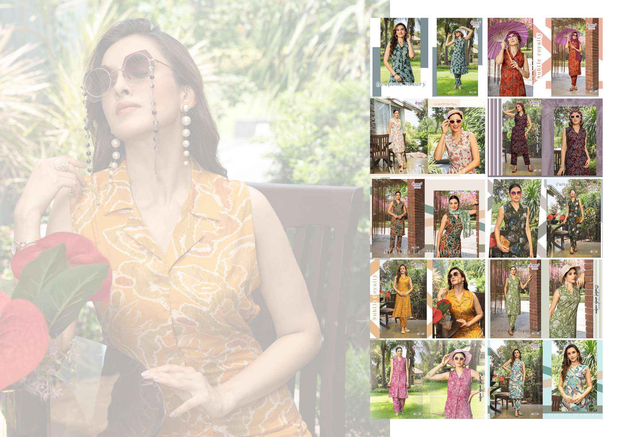 Mystic 9 Sana Vol 1 Rayon Kurti With Bottom Combo Wholesale Price ( 10 Pcs Catalog )