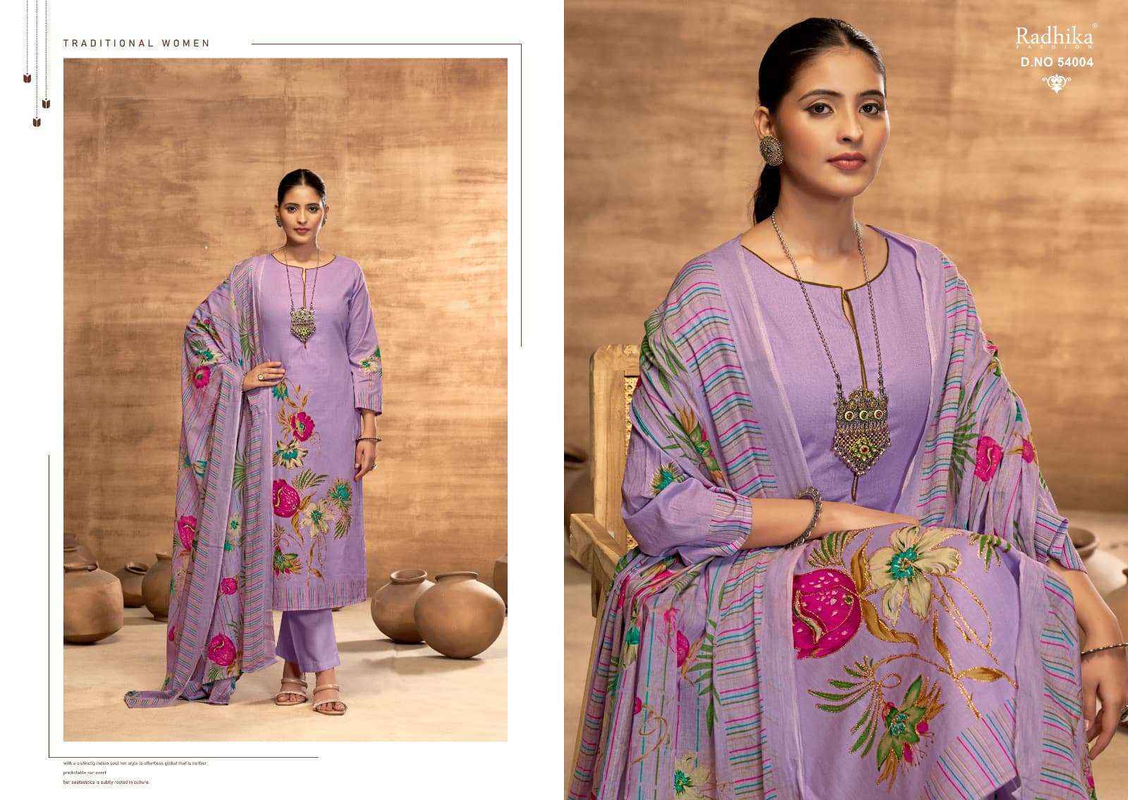 Radhika Fashion Azara Sabhnam Lawn Cotton Dress Material Wholesale Price ( 4 Pcs Catalog )