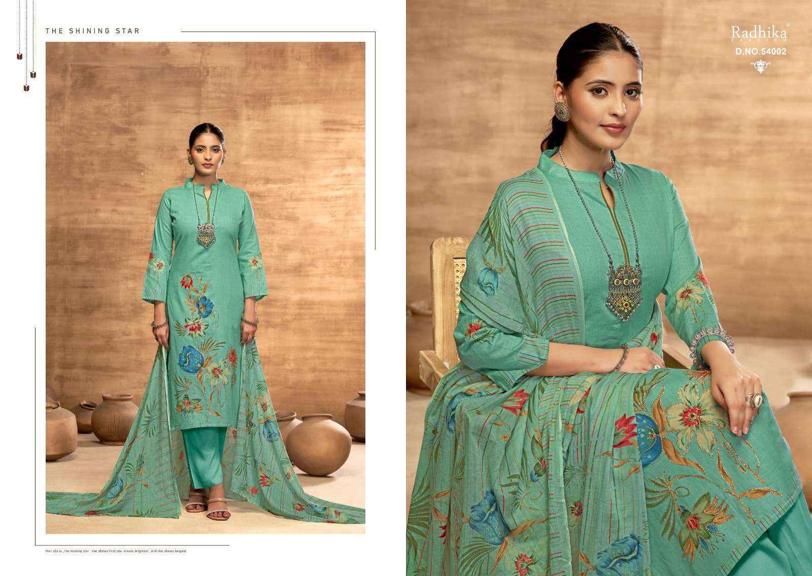 Radhika Fashion Azara Sabhnam Lawn Cotton Dress Material Wholesale Price ( 4 Pcs Catalog )