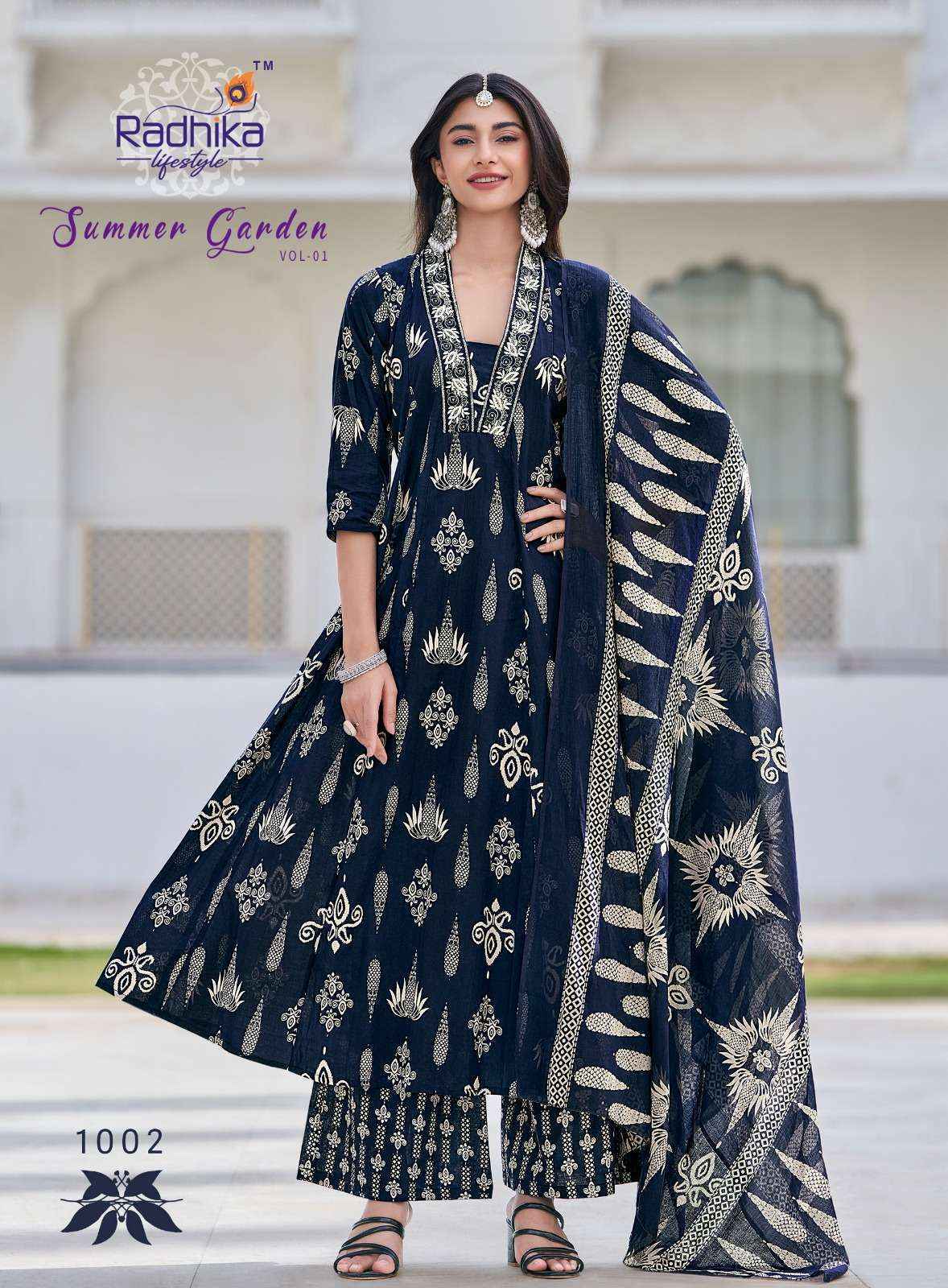 Radhika Lifestyle Summer Garden Vol 1 Cotton Kurti Combo Wholesale Price ( 8 Pcs Catalog )