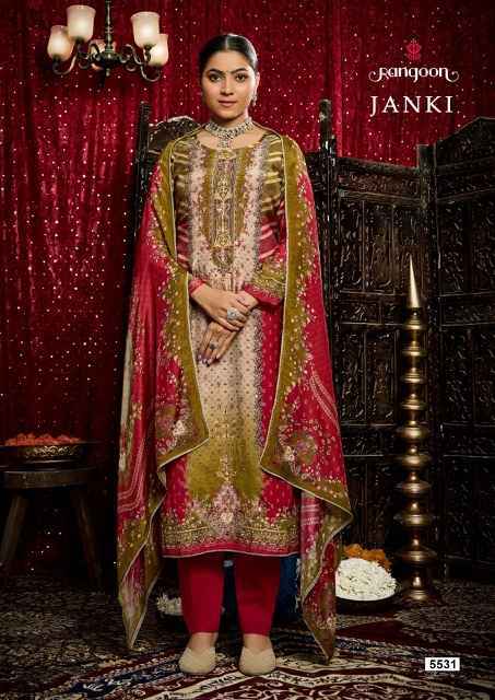Rangoon Janki Musline Kurti Combo Wholesale Price ( 4 pcs Catalogue