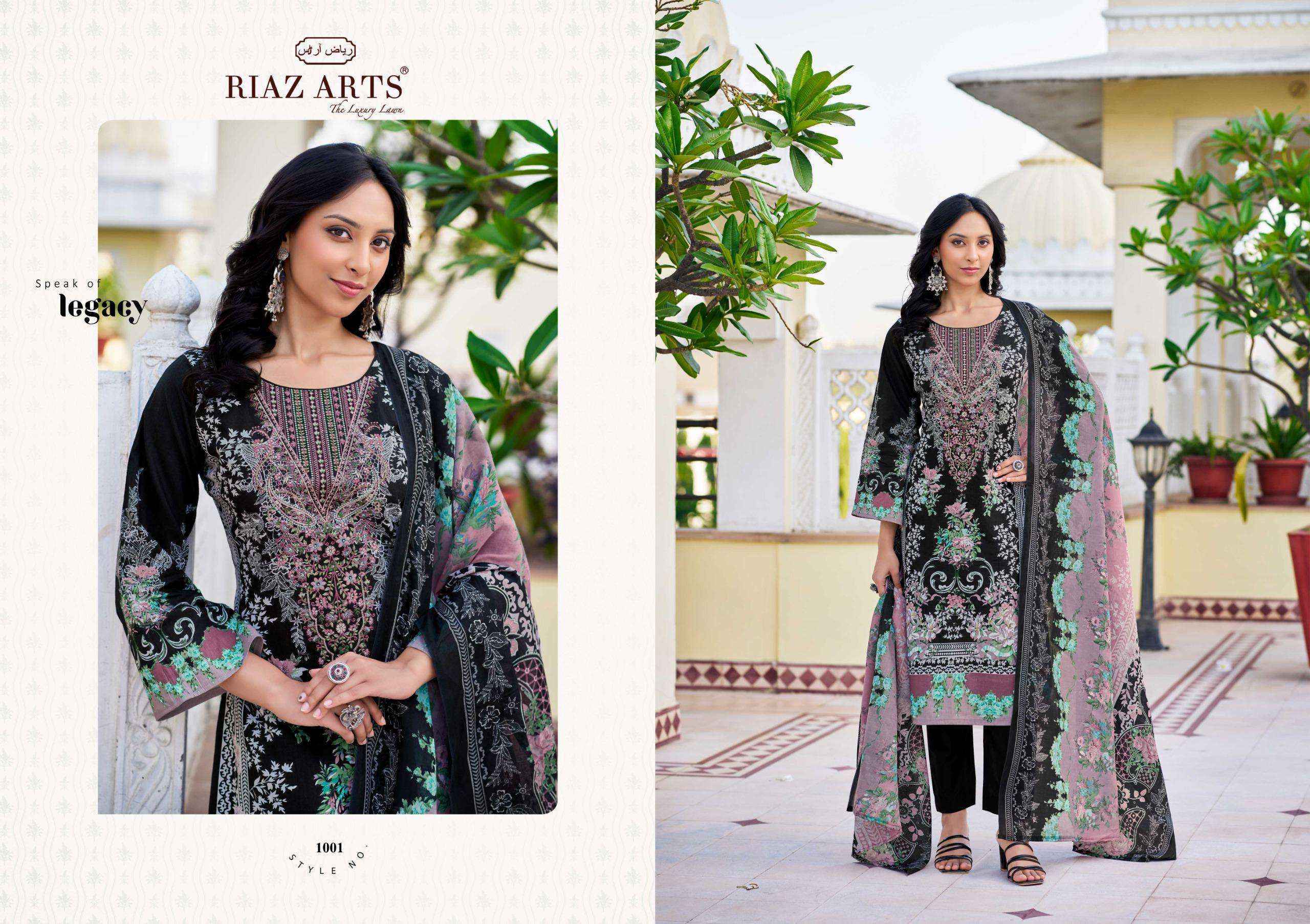 Riaz Arts Musafir Vol 26 Wholesale Lawn Cotton Dress Material ( 8 pcs Catalogue