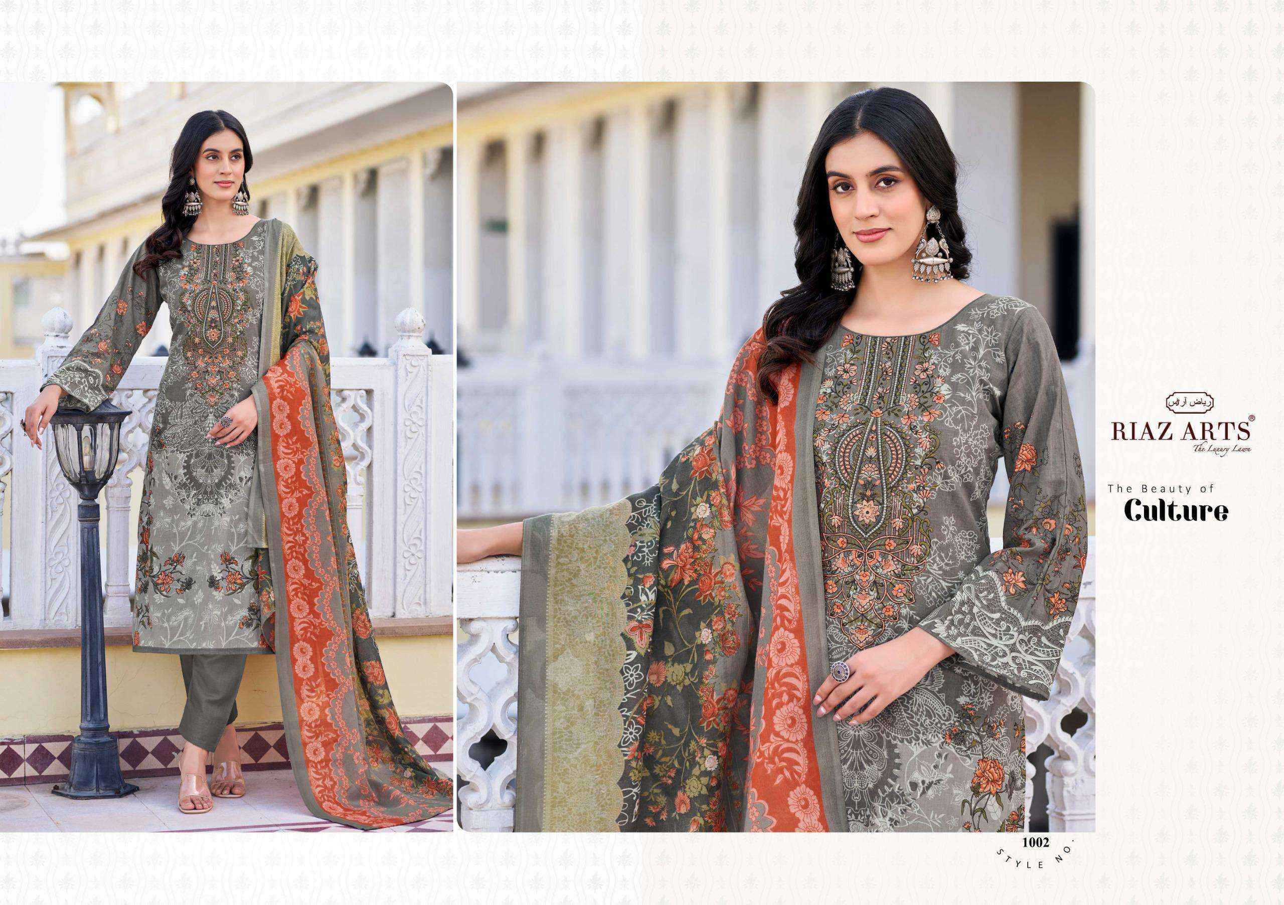 Riaz Arts Musafir Vol 26 Wholesale Lawn Cotton Dress Material ( 8 pcs Catalogue