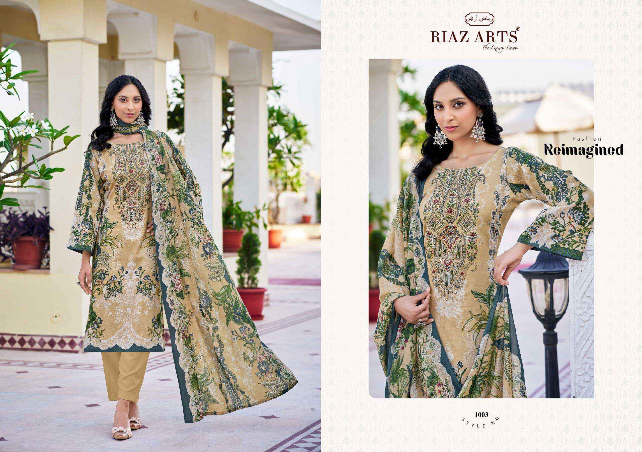 Riaz Arts Musafir Vol 26 Wholesale Lawn Cotton Dress Material ( 8 pcs Catalogue
