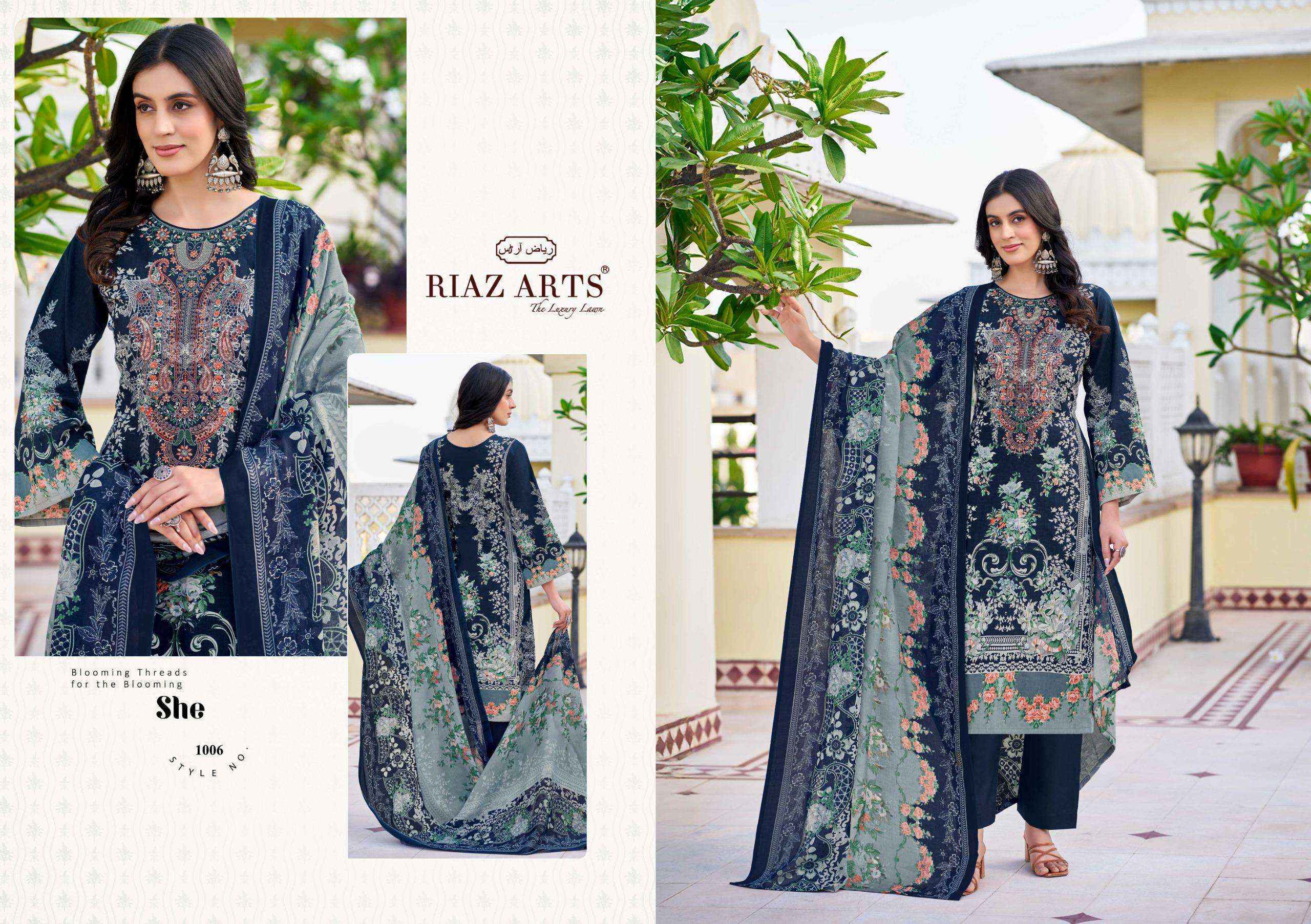 Riaz Arts Musafir Vol 26 Wholesale Lawn Cotton Dress Material ( 8 pcs Catalogue