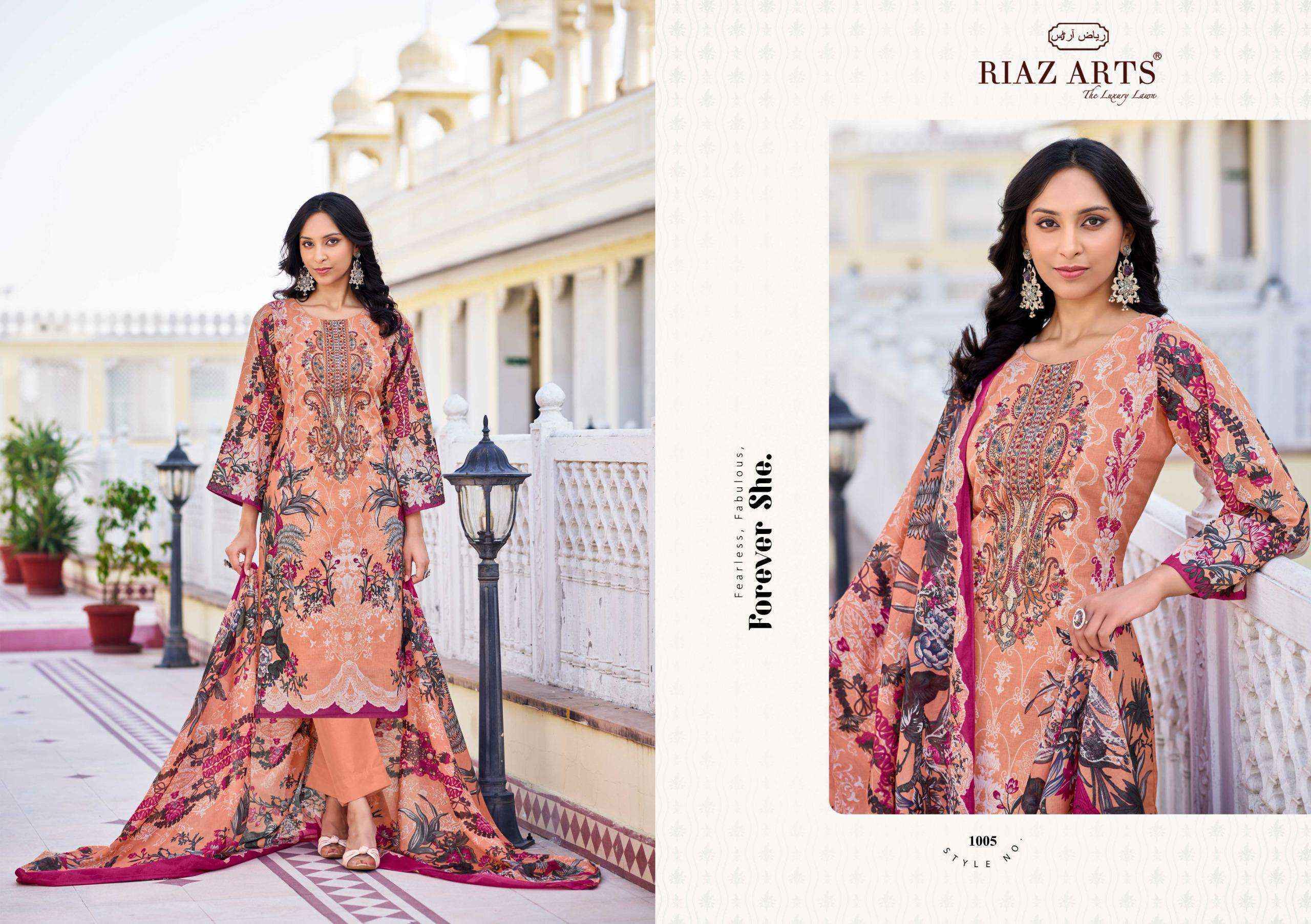 Riaz Arts Musafir Vol 26 Wholesale Lawn Cotton Dress Material ( 8 pcs Catalogue