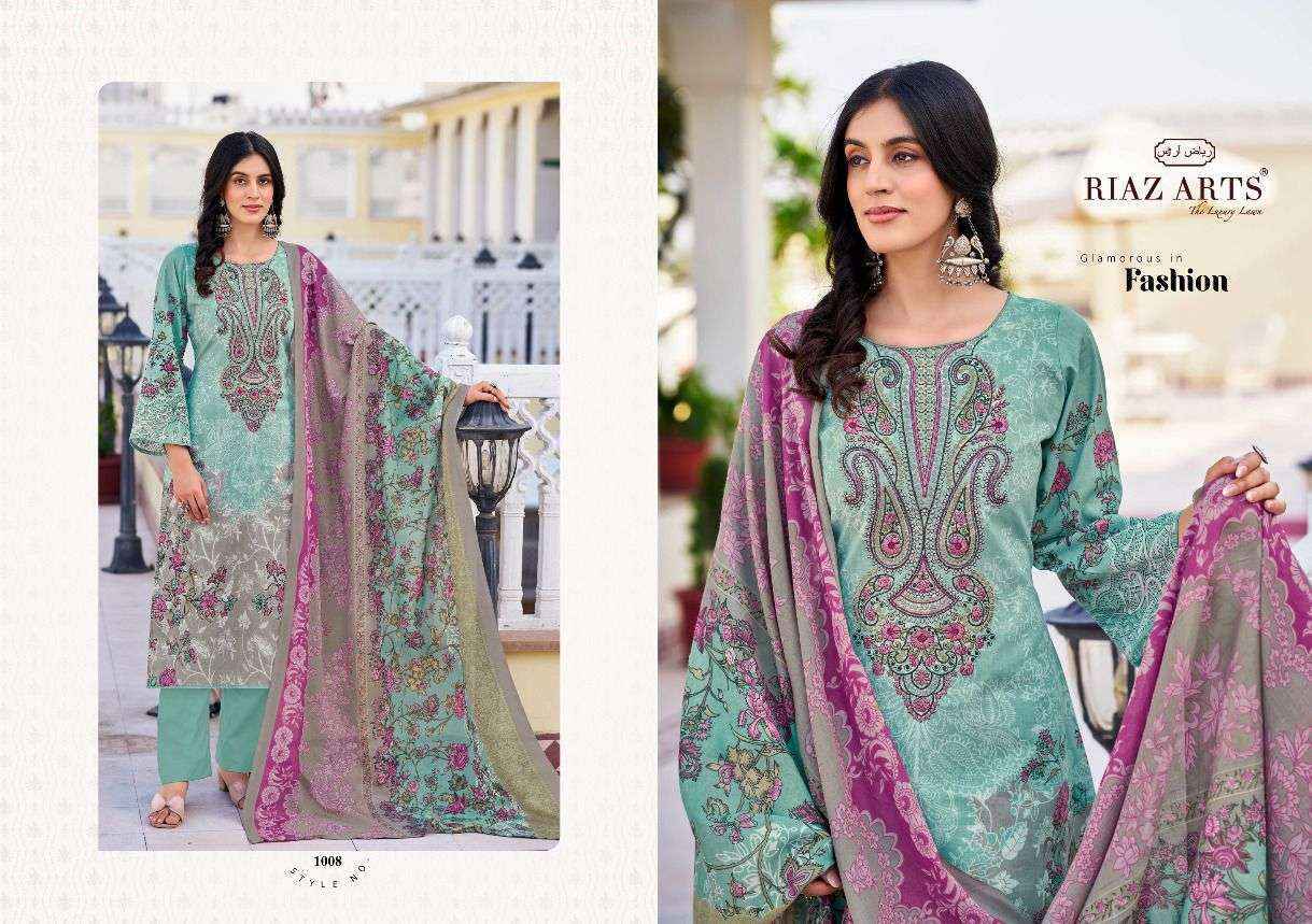 Riaz Arts Musafir Vol 26 Wholesale Lawn Cotton Dress Material ( 8 pcs Catalogue