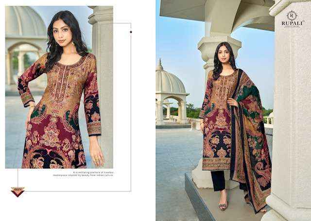 Rupali Fashion Adhitri Musline Dress Material Wholesale Price ( 4  Pcs Catalog )