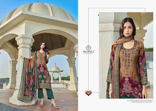 Rupali Fashion Adhitri Musline Dress Material Wholesale Price ( 4  Pcs Catalog )
