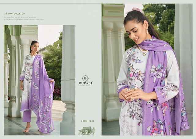 Rupali Fashion Hansani Jam Satin Dress Material Wholesale Price ( 4 Pcs Catalog )