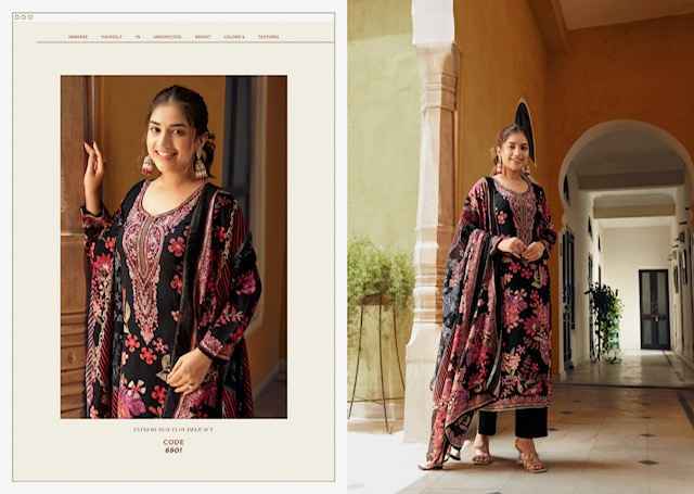 Rupali Fashion Raahi Vol 4 Musline Dress Material Wholesale Price ( 6 Pcs Catalog )