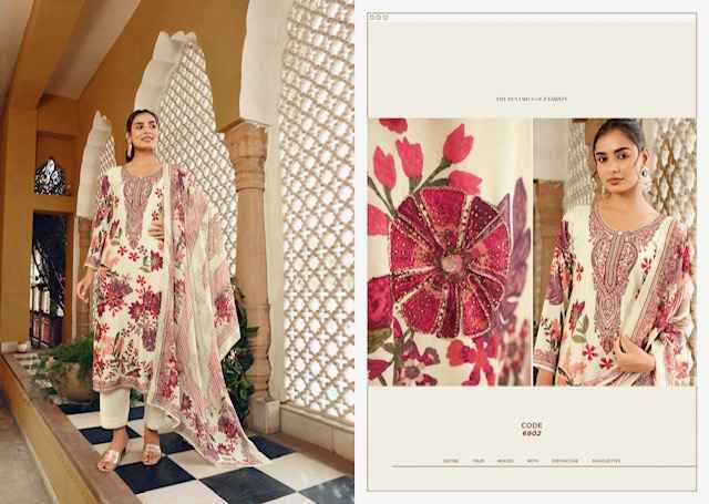 Rupali Fashion Raahi Vol 4 Musline Dress Material Wholesale Price ( 6 Pcs Catalog )