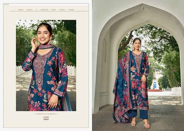 Rupali Fashion Raahi Vol 4 Musline Dress Material Wholesale Price ( 6 Pcs Catalog )