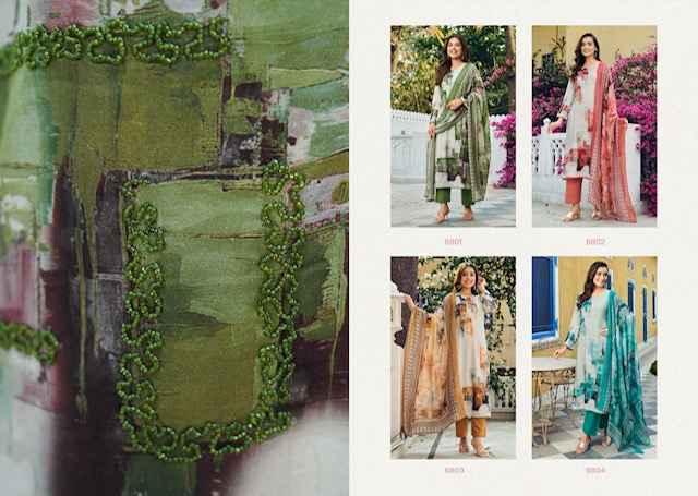 Rupali Fashion Radhya Musline Dress Material Wholesale Price ( 4 Pcs Catalog )