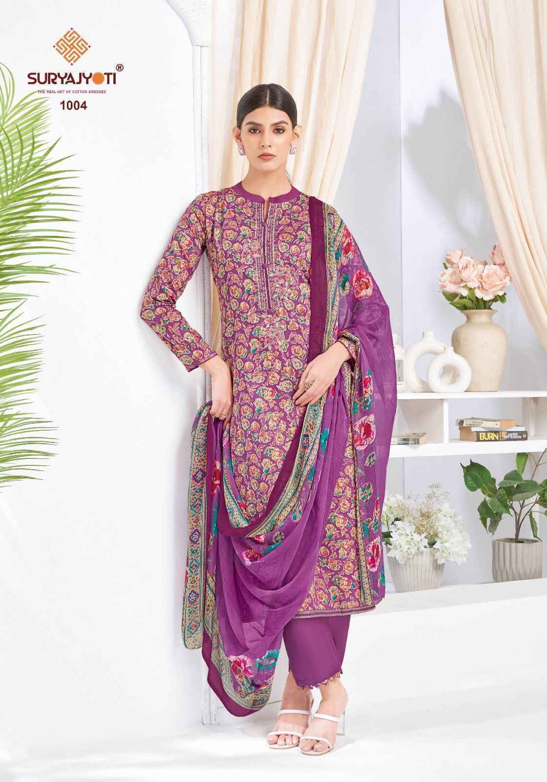 Suryajyoti Kalpana Vol 1 Jam Satin Dress Material 6 pcs Catalogue