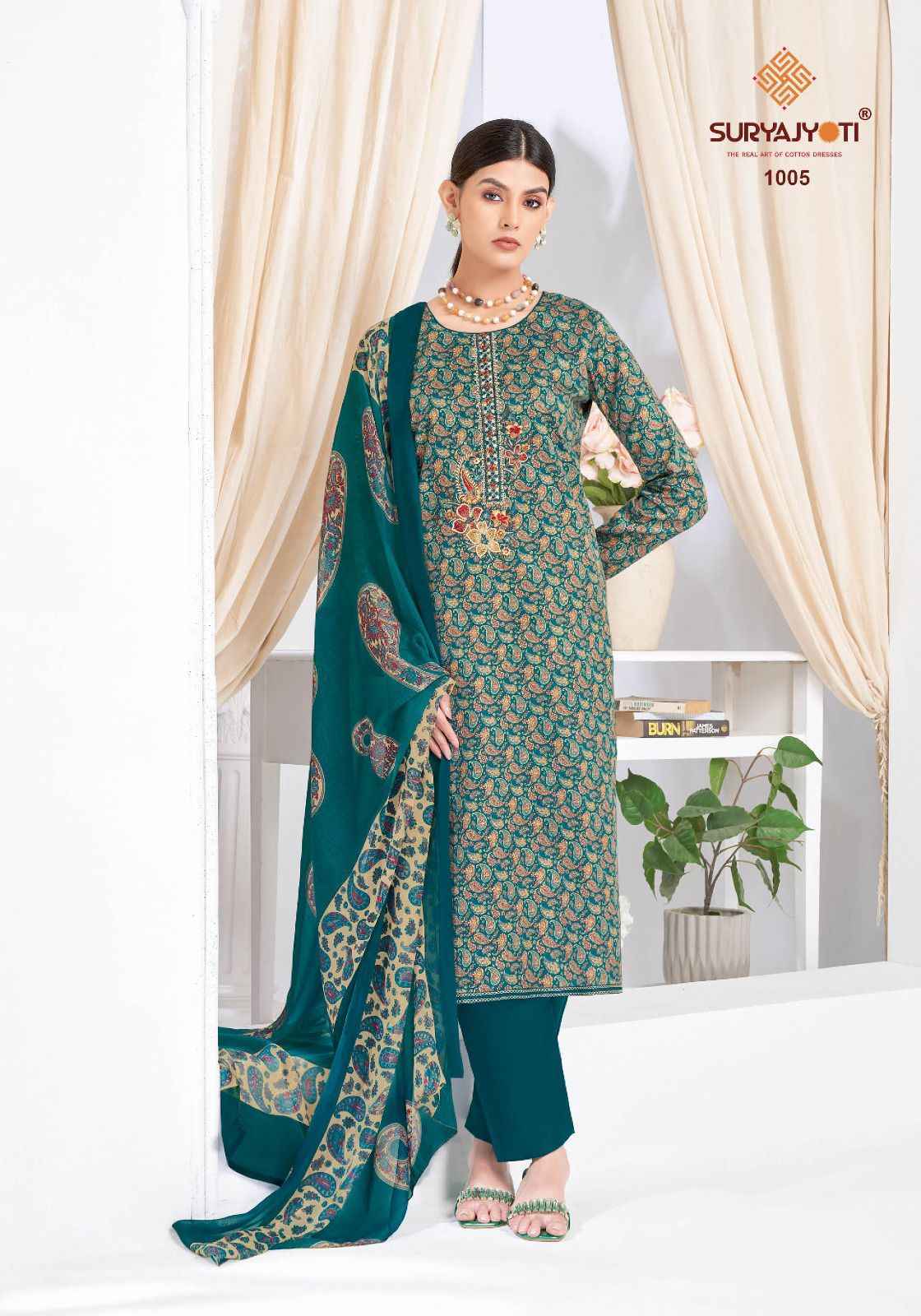 Suryajyoti Kalpana Vol 1 Jam Satin Dress Material 6 pcs Catalogue