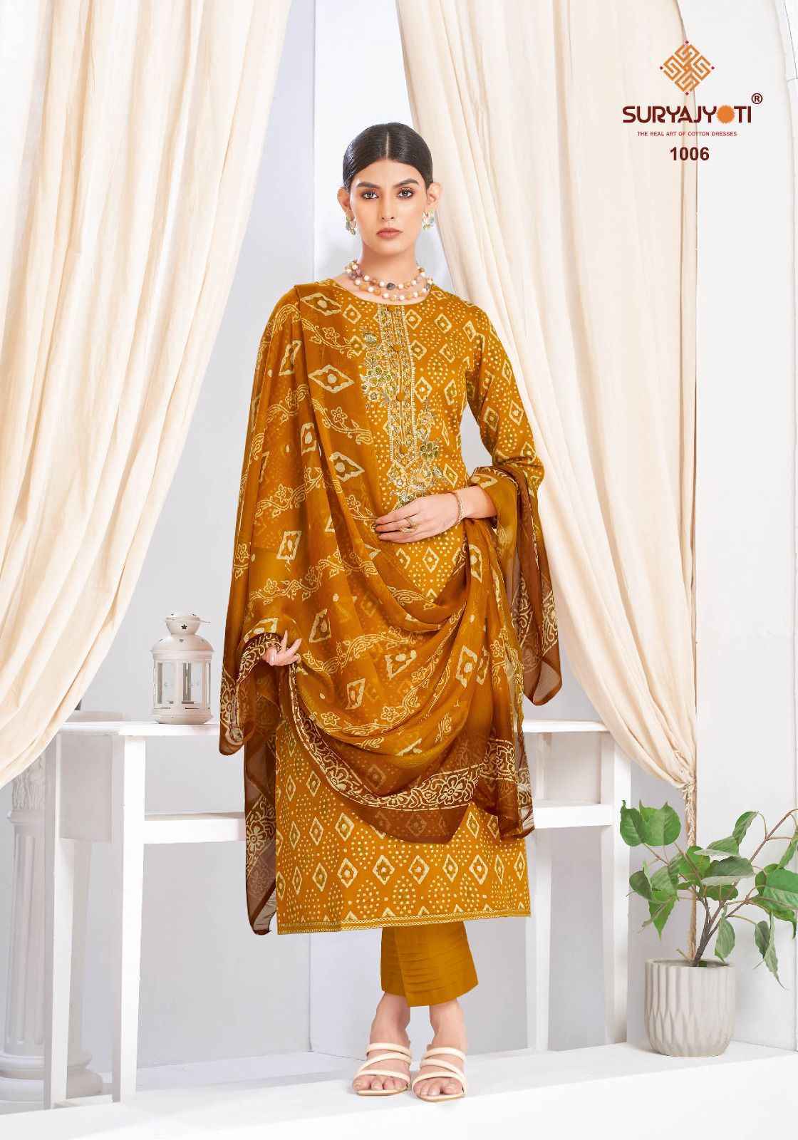 Suryajyoti Kalpana Vol 1 Jam Satin Dress Material 6 pcs Catalogue
