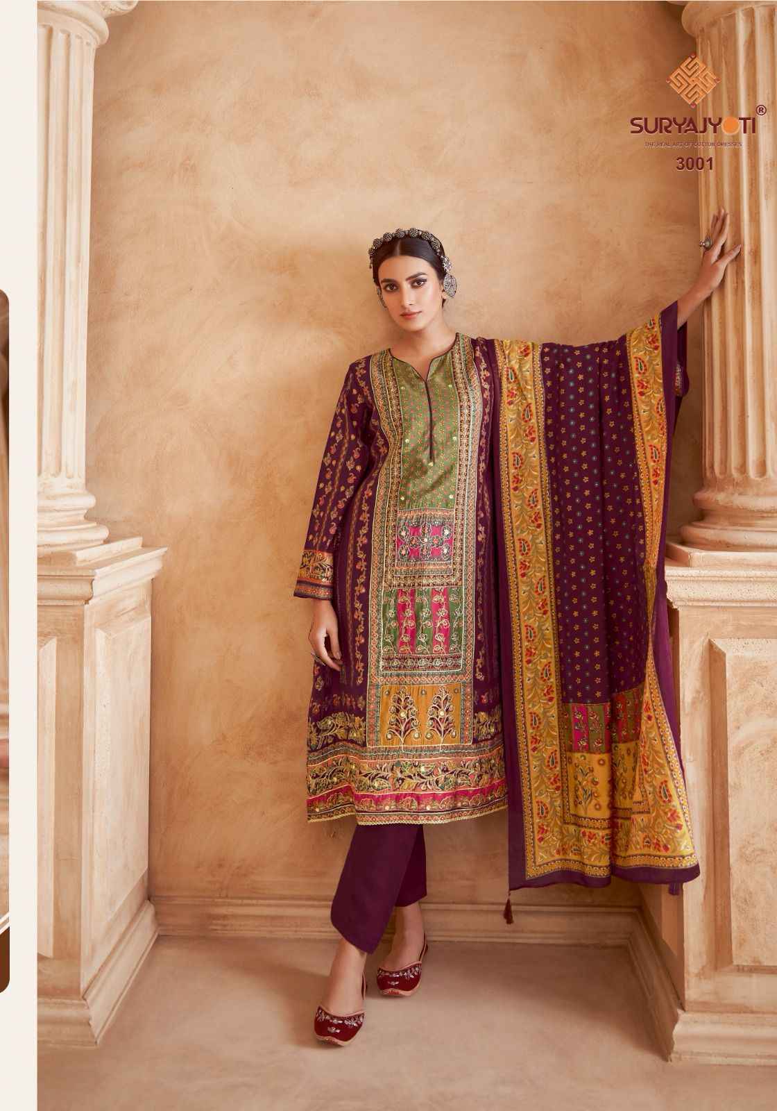 Suryajyoti Kanchan Vol 3 Modal Dress Material Latest Catalog (6 pcs Catalogue
