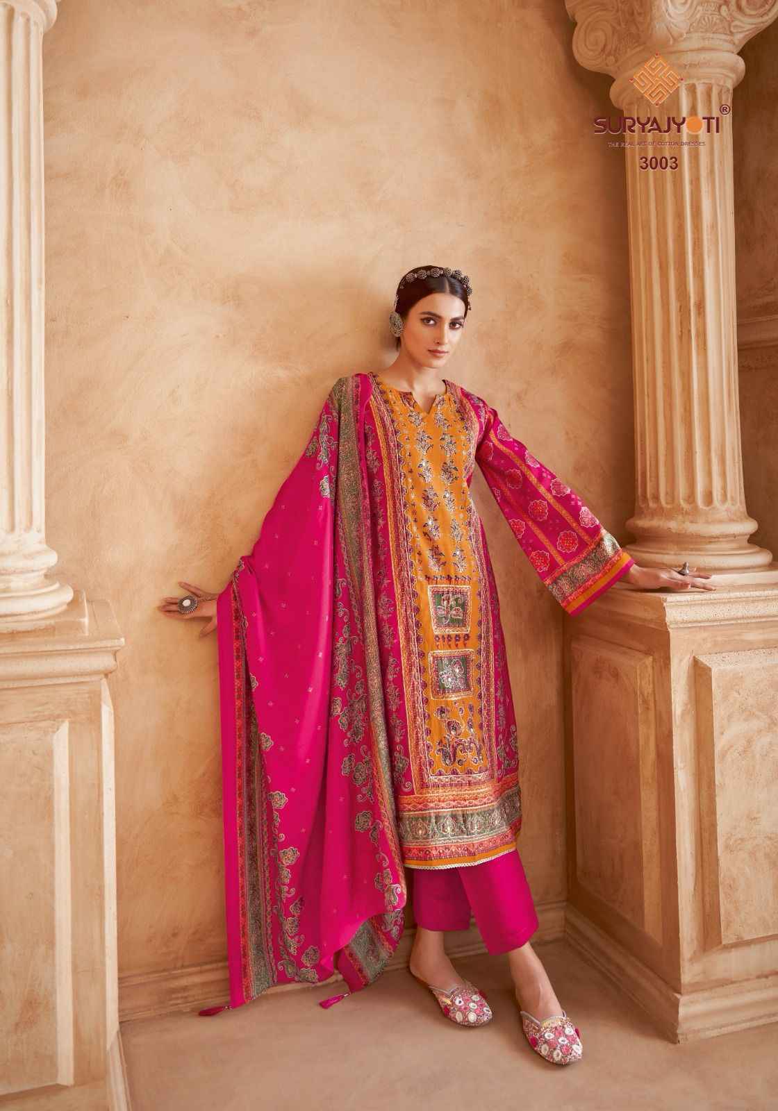Suryajyoti Kanchan Vol 3 Modal Dress Material Latest Catalog (6 pcs Catalogue