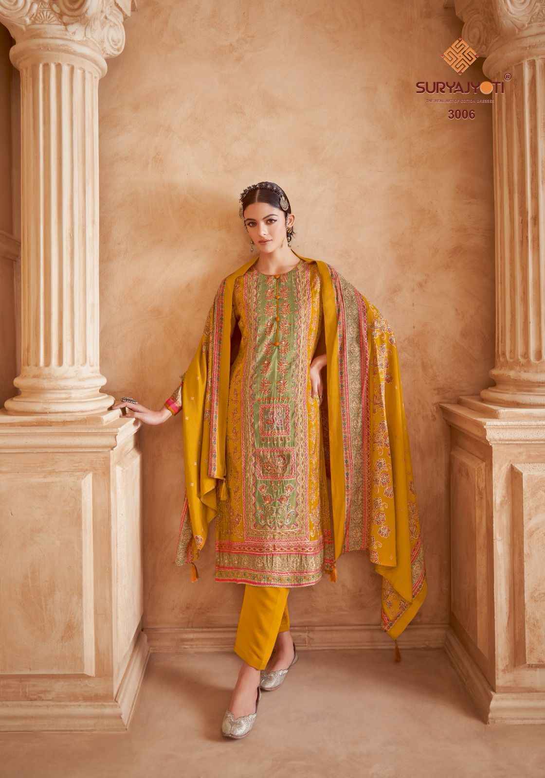 Suryajyoti Kanchan Vol 3 Modal Dress Material Latest Catalog (6 pcs Catalogue