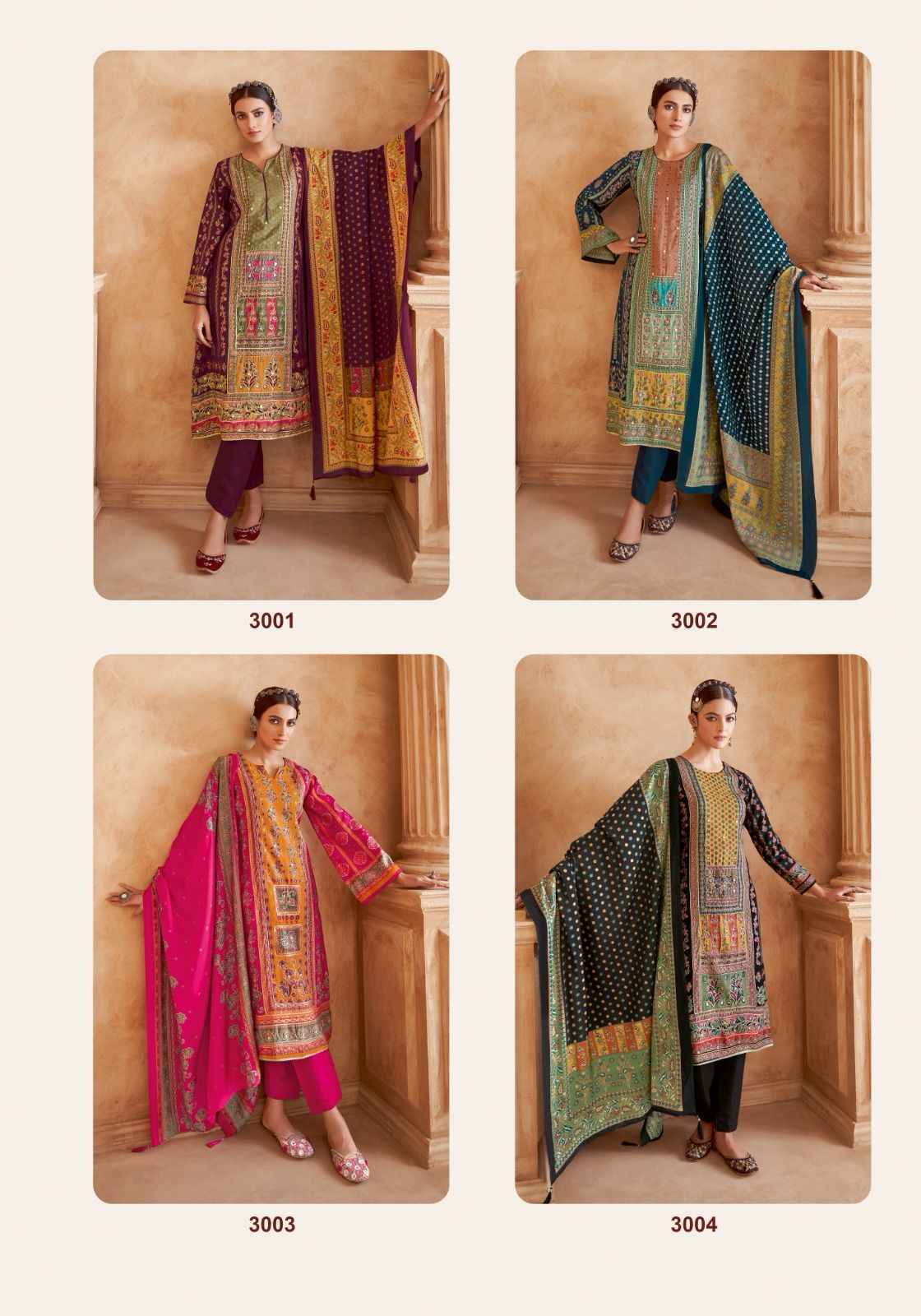 Suryajyoti Kanchan Vol 3 Modal Dress Material Latest Catalog (6 pcs Catalogue