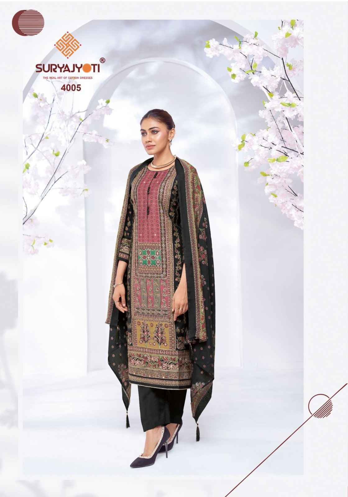 Suryajyoti Kanchan Vol 4 Modal Dress Material Wholesale Surat ( 6 pcs Catalogue