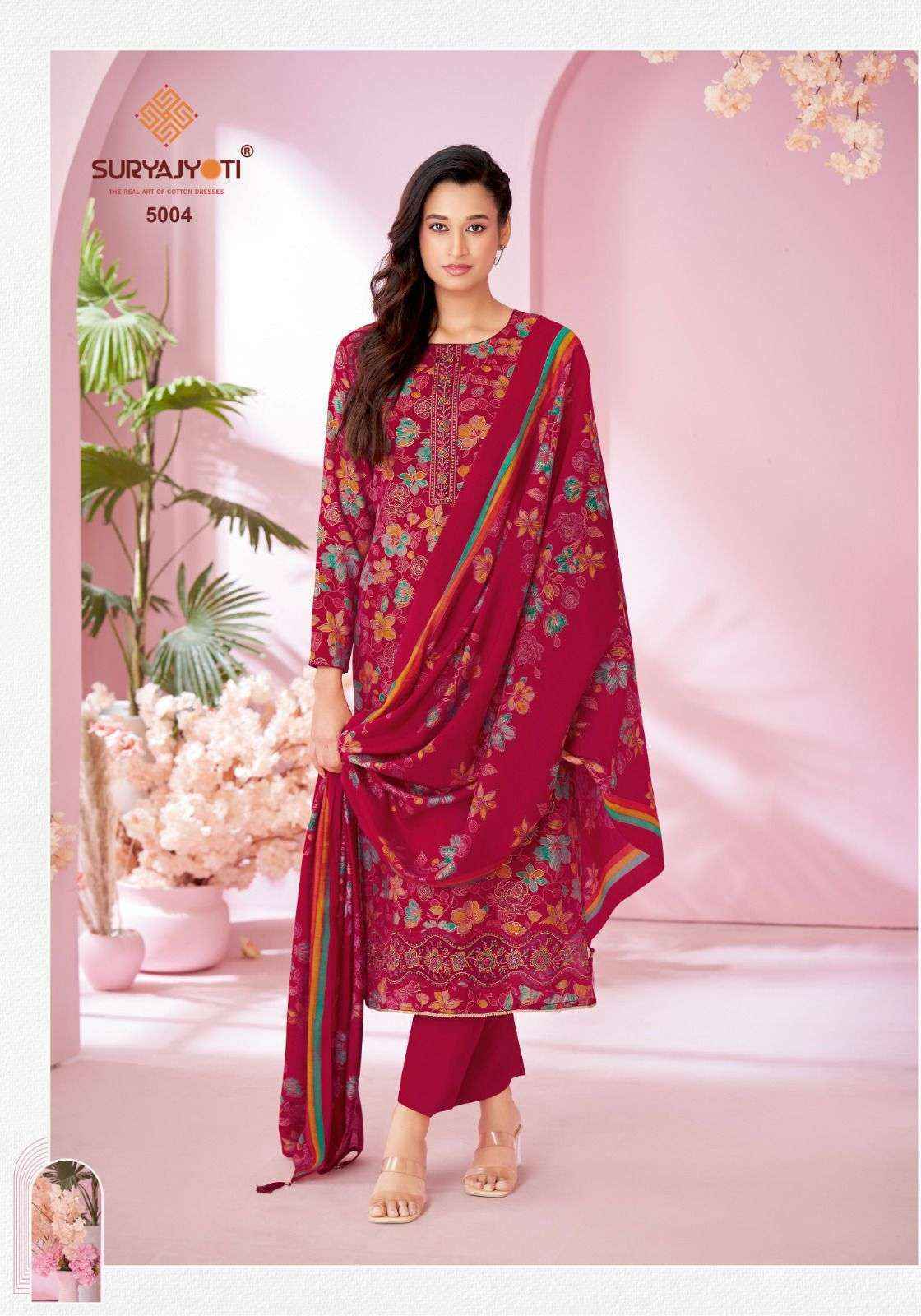 Suryajyoti Kanika Vol 5 Wholesale Modal Dress Material ( 6 pcs Catalogue