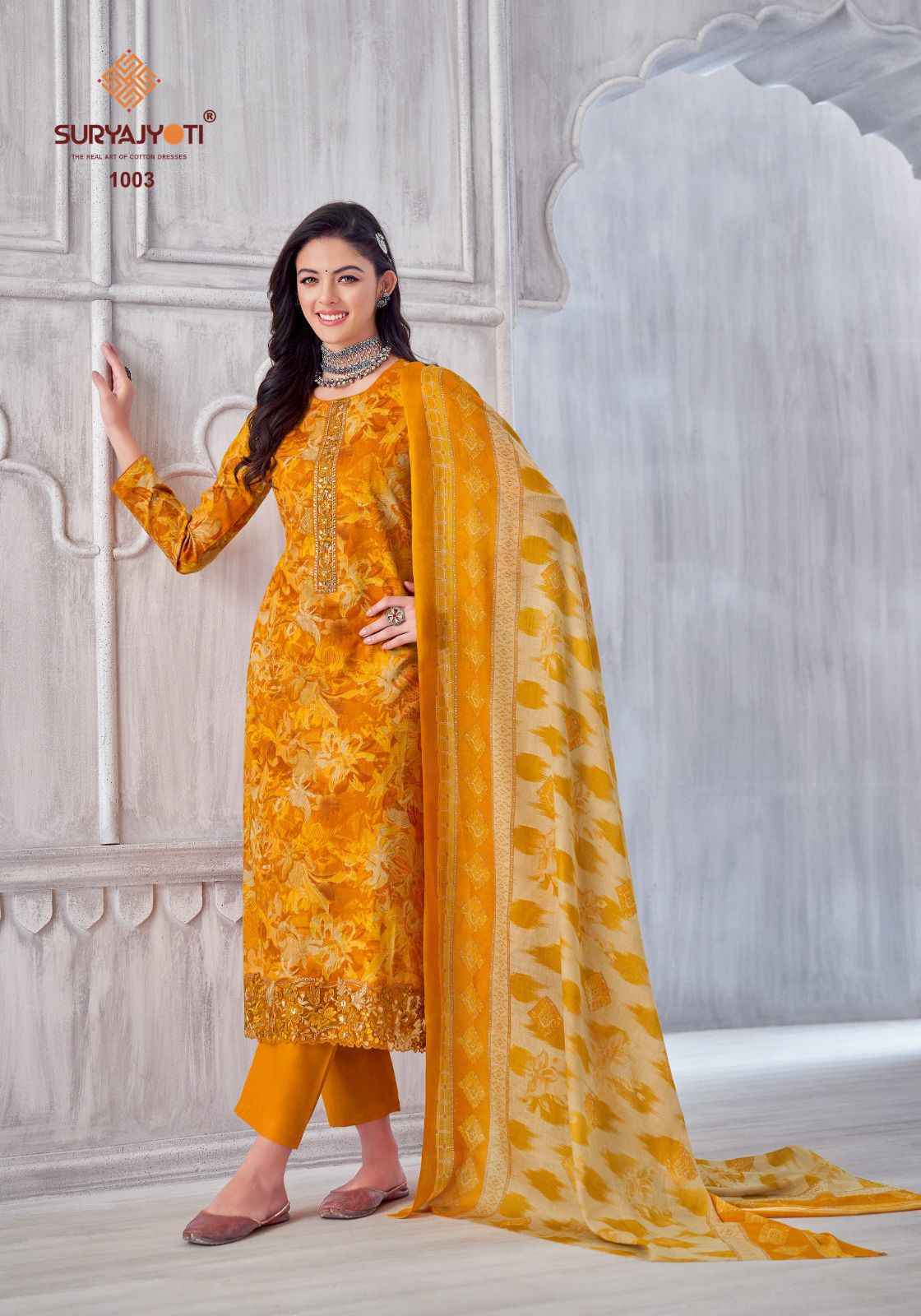 Suryajyoti Kia Vol 1 Lawn Cotton Dress Material Wholesale Supplier ( 8 pcs Catalogue
