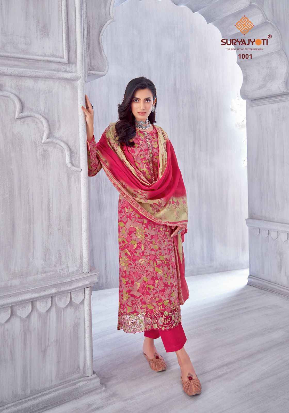 Suryajyoti Kia Vol 1 Lawn Cotton Dress Material Wholesale Supplier ( 8 pcs Catalogue