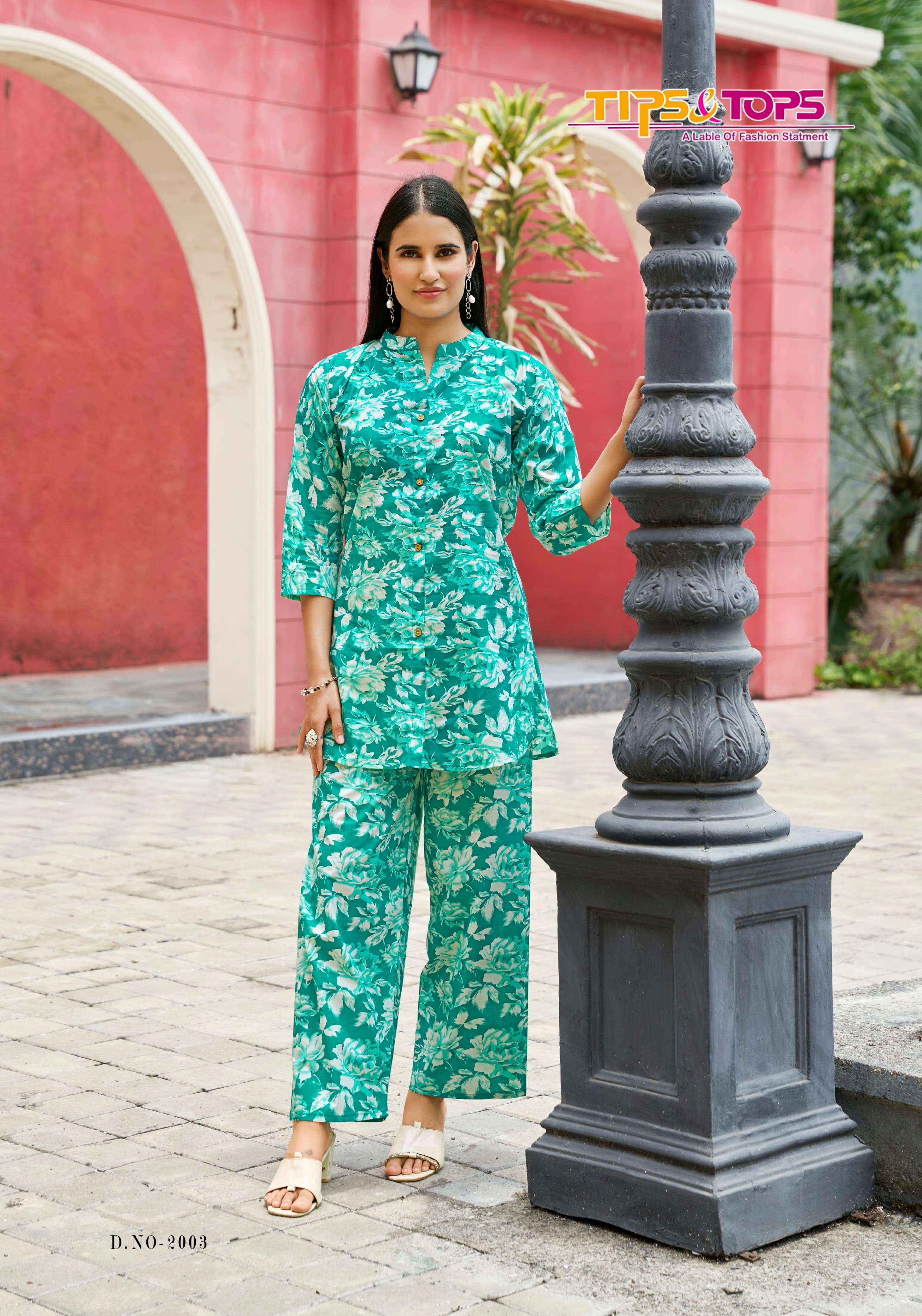 Tips & Tops Cotton Trends Vol 2 Cotton Co ord set New Catalog ( 6 pcs Catalogue )
