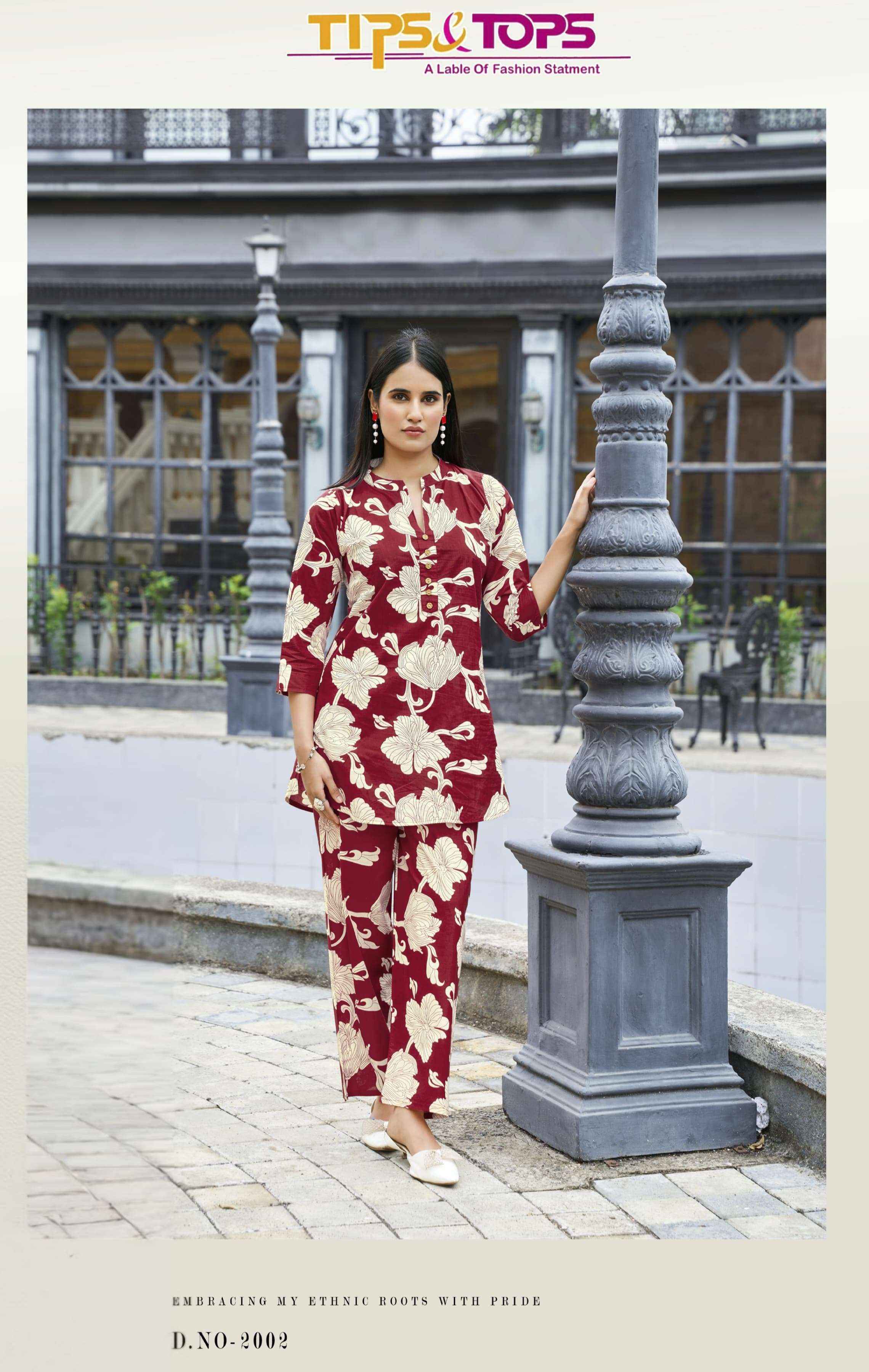 Tips & Tops Cotton Trends Vol 2 Cotton Co ord set New Catalog ( 6 pcs Catalogue )