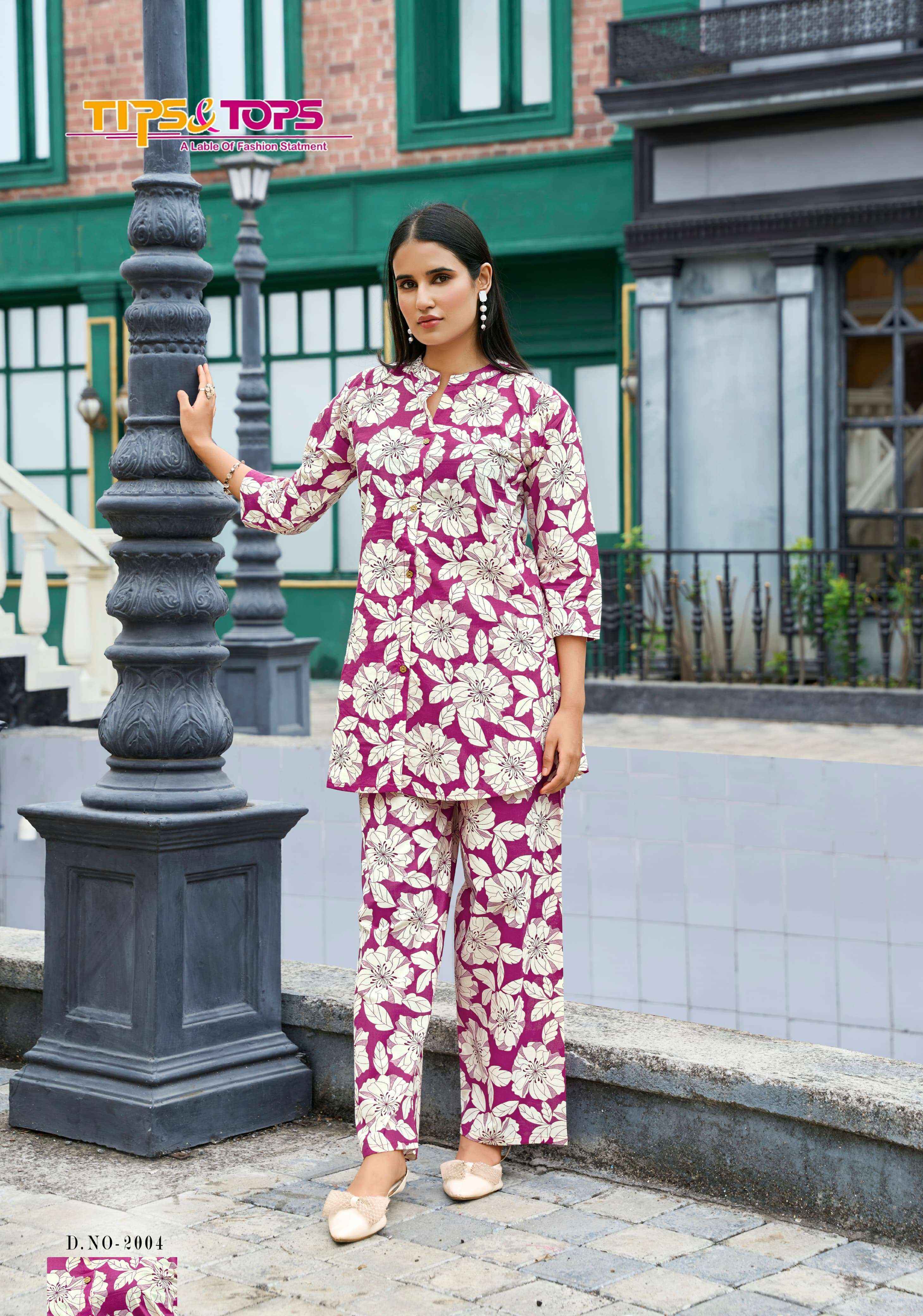 Tips & Tops Cotton Trends Vol 2 Cotton Co ord set New Catalog ( 6 pcs Catalogue )