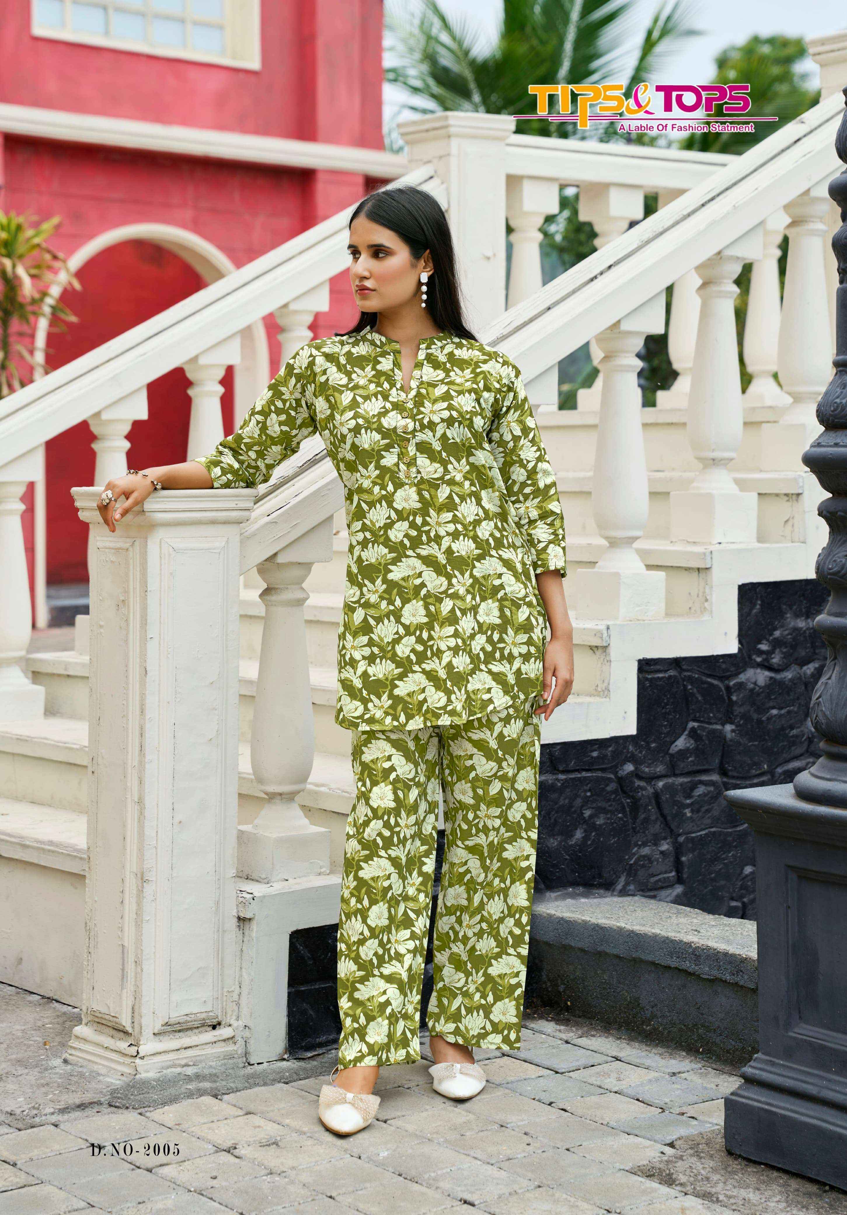 Tips & Tops Cotton Trends Vol 2 Cotton Co ord set New Catalog ( 6 pcs Catalogue )