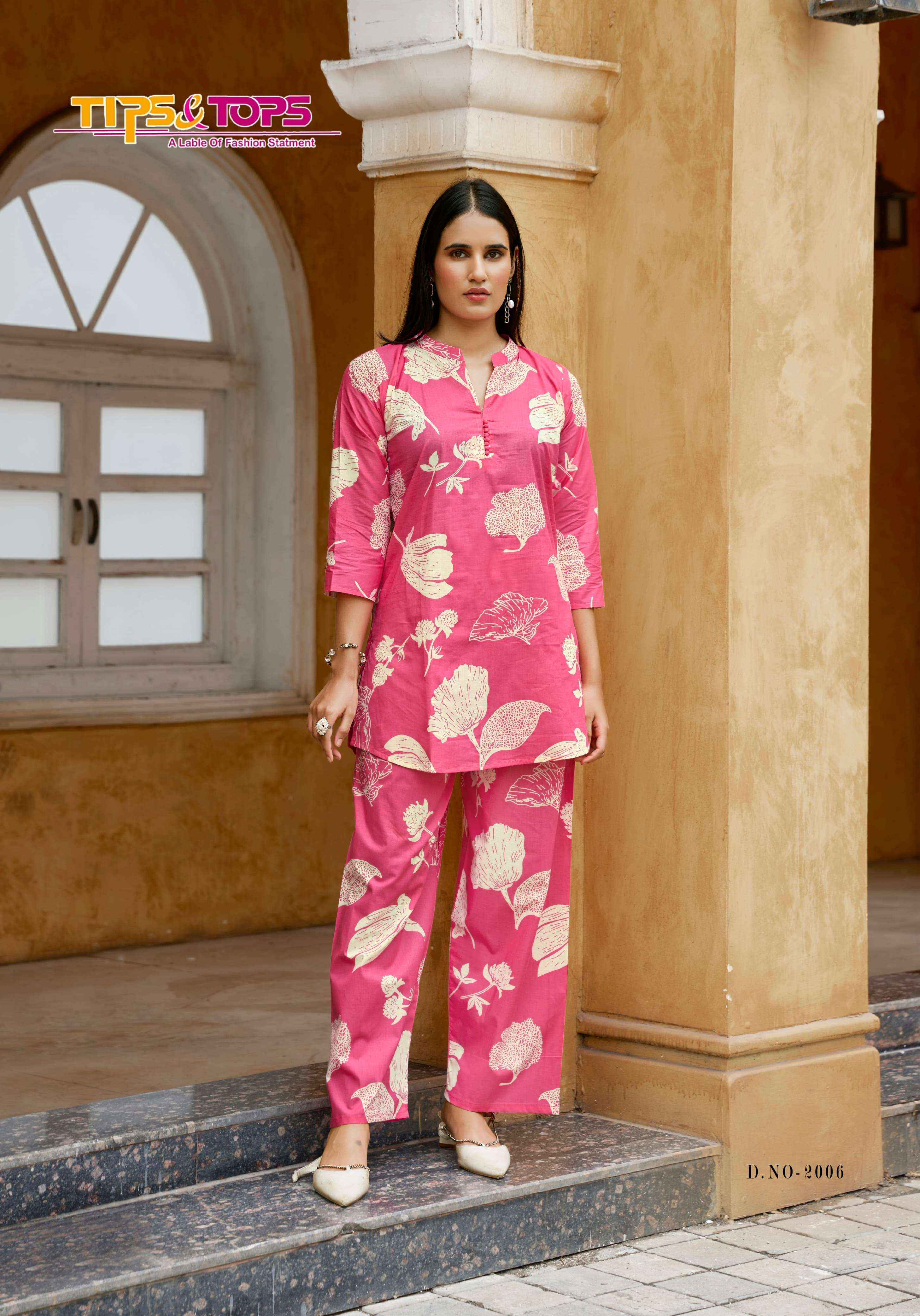Tips & Tops Cotton Trends Vol 2 Cotton Co ord set New Catalog ( 6 pcs Catalogue )