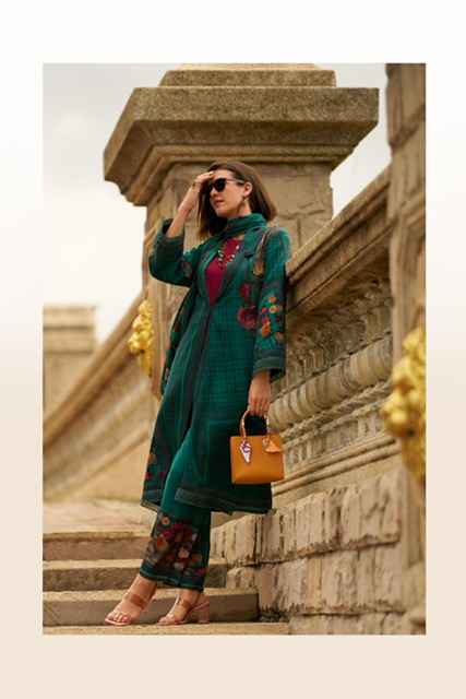 Varsha Blossom Aura Viscouse Pashmina Dress Material Wholesale Price ( 4 Pcs Catalog )