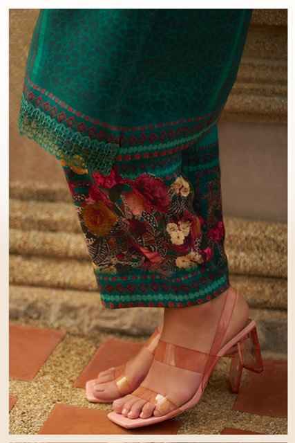 Varsha Blossom Aura Viscouse Pashmina Dress Material Wholesale Price ( 4 Pcs Catalog )