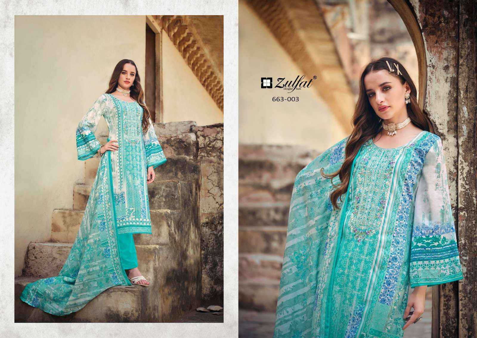 Zulfat Gulnaaz Vol 5 Cotton Dress Material Wholesale Price ( 8 pcs Catalogue