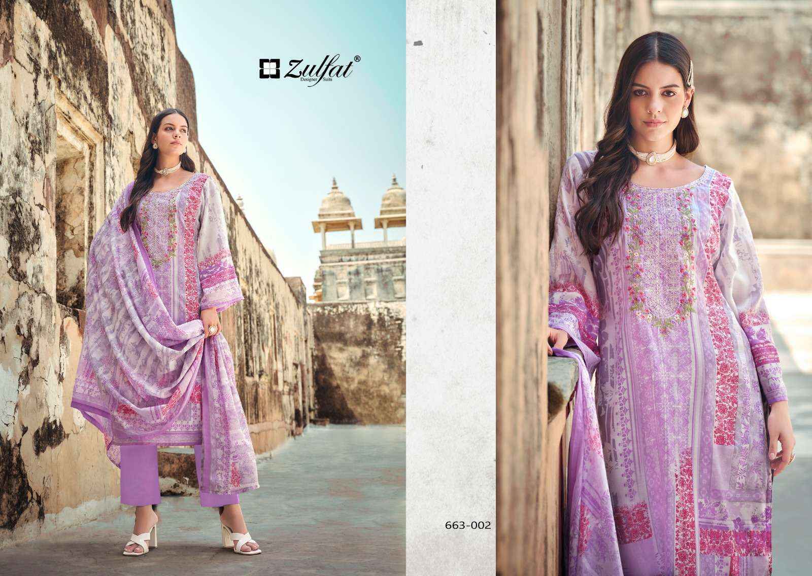Zulfat Gulnaaz Vol 5 Cotton Dress Material Wholesale Price ( 8 pcs Catalogue