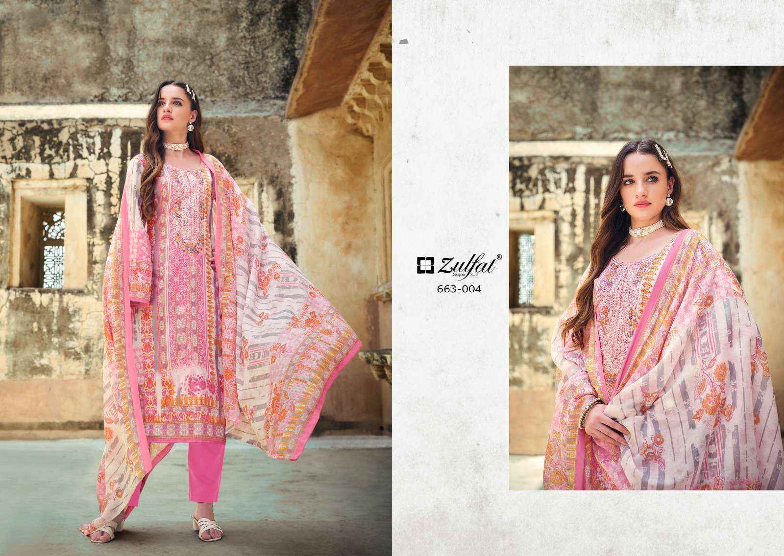 Zulfat Gulnaaz Vol 5 Cotton Dress Material Wholesale Price ( 8 pcs Catalogue
