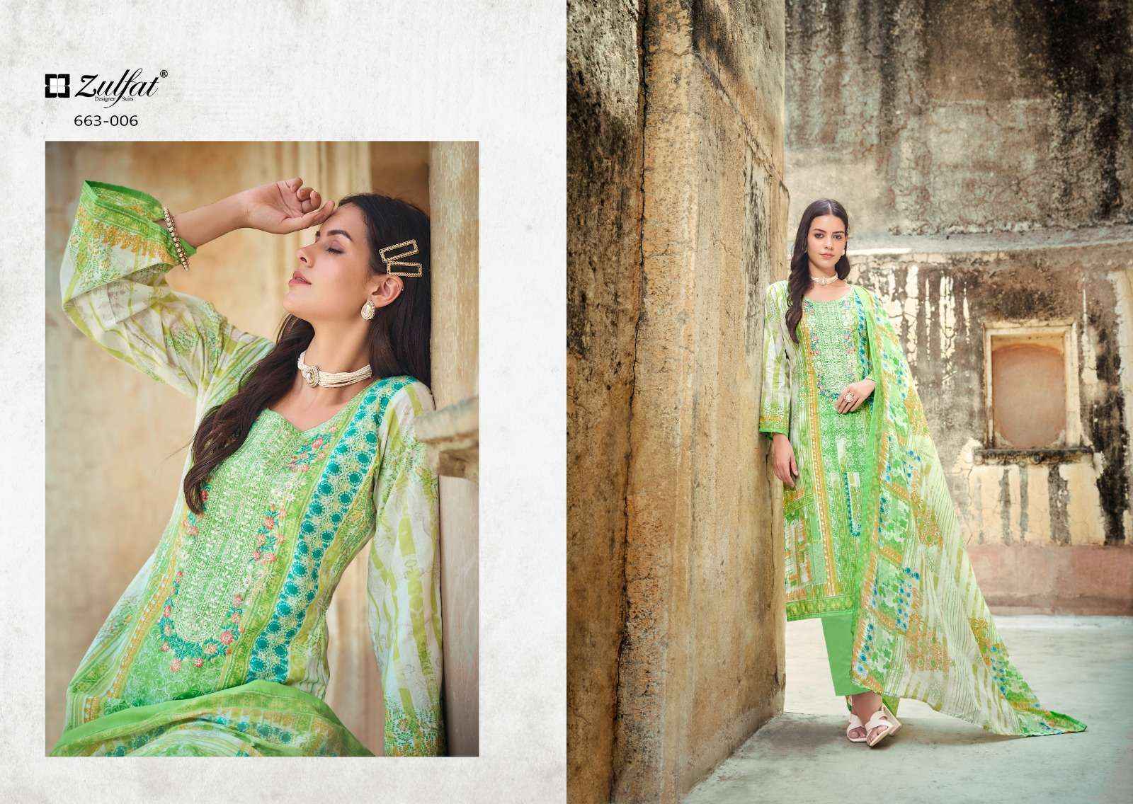 Zulfat Gulnaaz Vol 5 Cotton Dress Material Wholesale Price ( 8 pcs Catalogue
