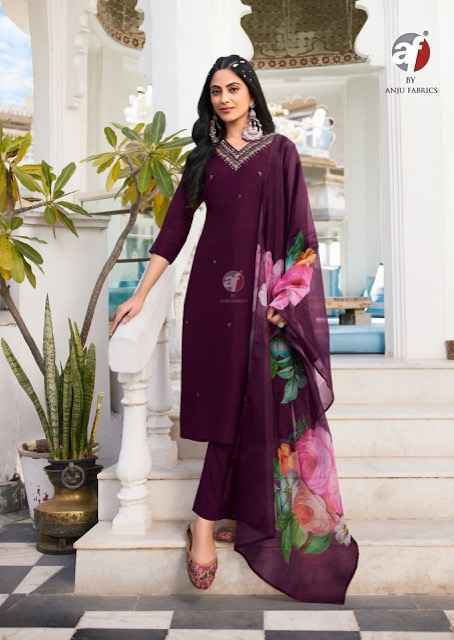 Anju Fabrics Nakhrali Vol 6 Modal Silk Kurti Combo Set Wholesale Price ( 6 Pcs Catalog )