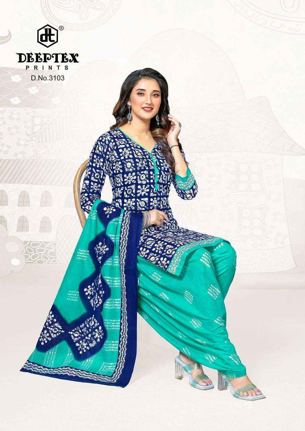 Deeptex Batik Plus Vol 31 Cotton Dress Material Wholesale Surat ( 10 pcs Catalogue )