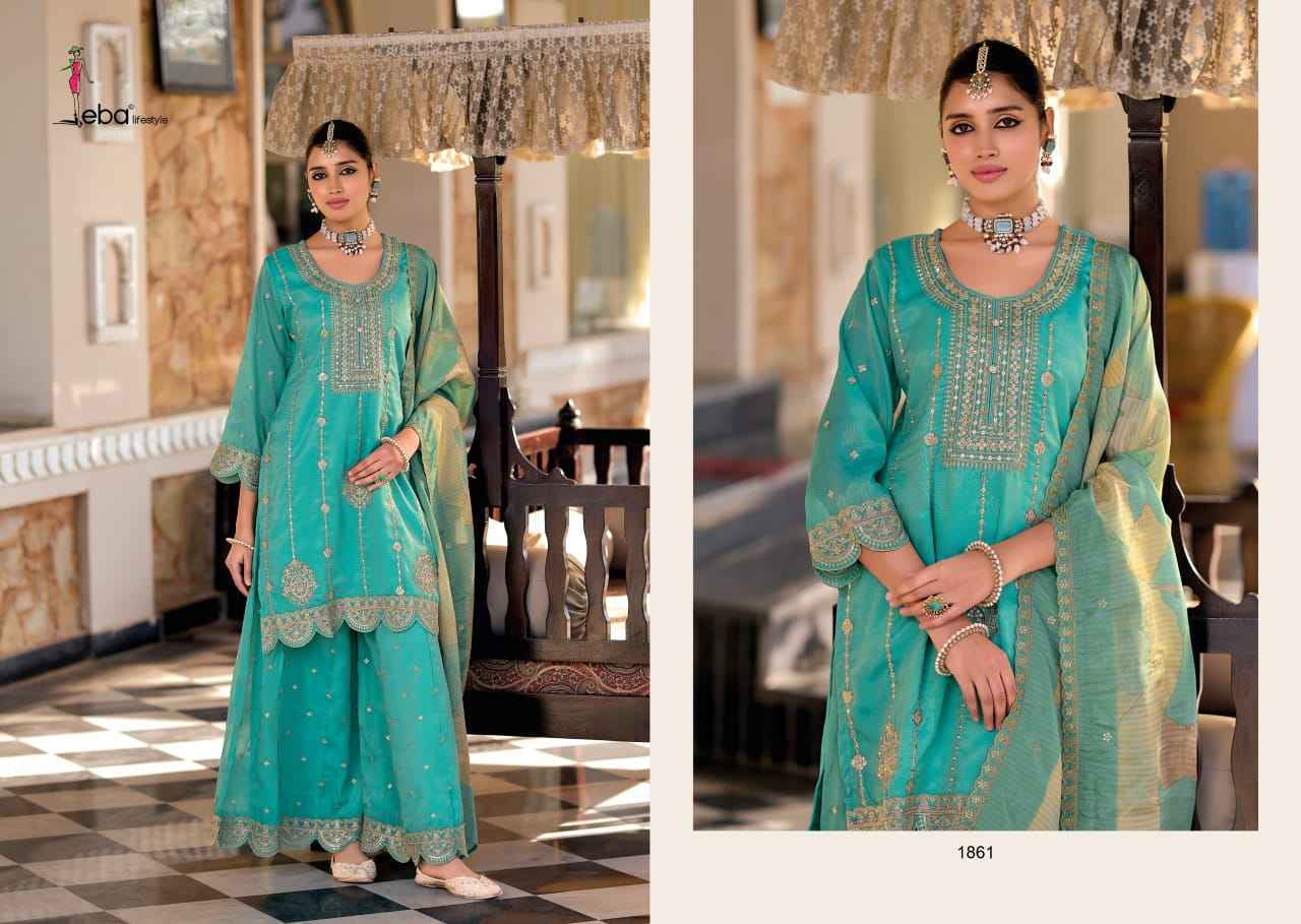 Eba Lifestyle Diya Readymade Simar Suit Wholesale Price ( 2 Pcs Catalog )