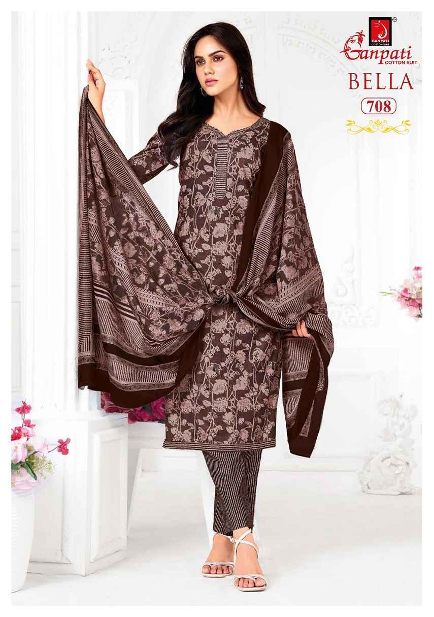 Ganpati Bella Patiyala Vol 7 Cotton Dress Material Wholesale Price ( 15 Pcs Catalog )