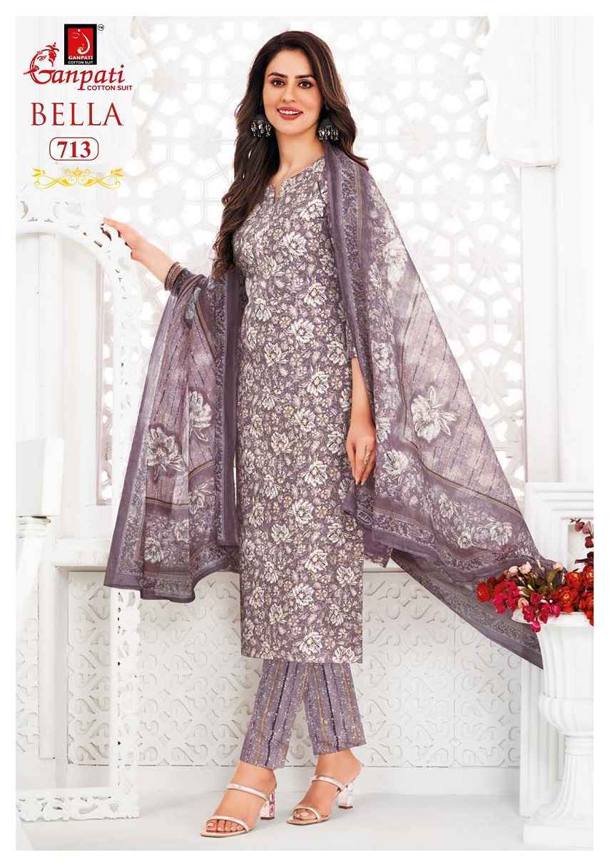 Ganpati Bella Patiyala Vol 7 Cotton Dress Material Wholesale Price ( 15 Pcs Catalog )