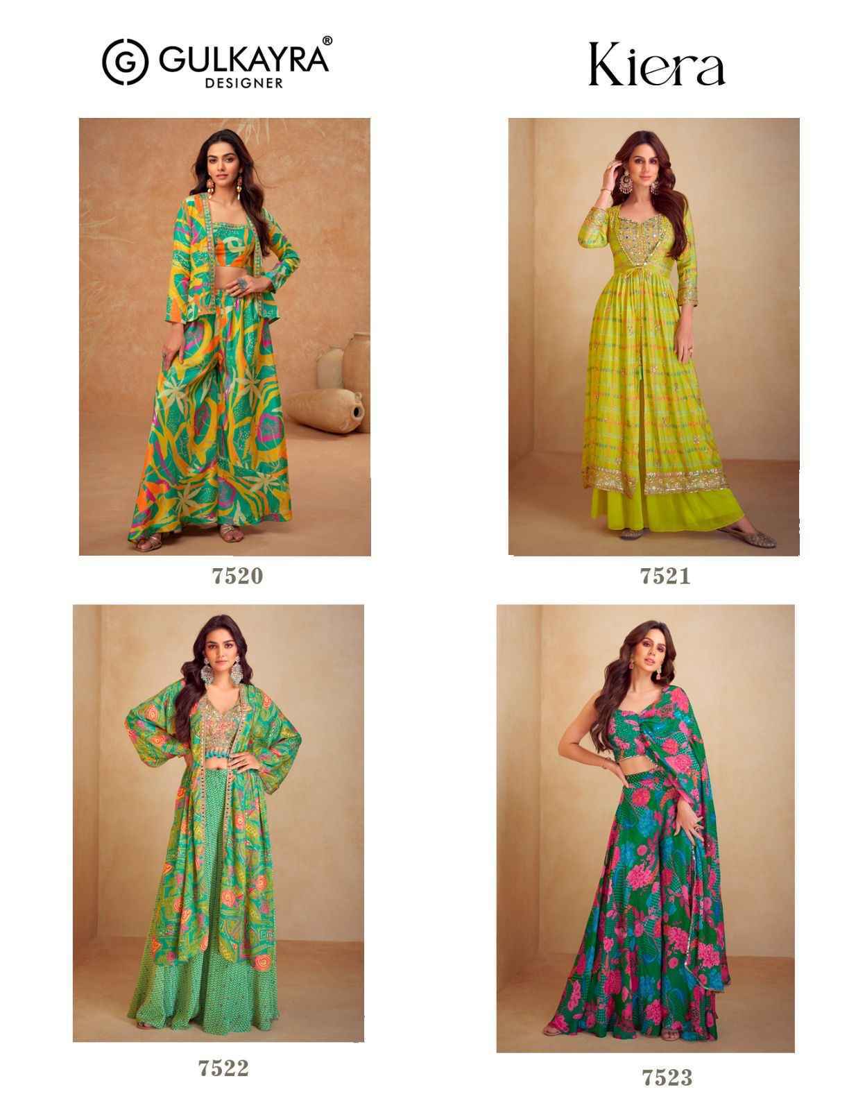 Gulkayra Designer Kiera Readymade Chinon Suit Wholesale Price ( 4 Pcs Catalog )