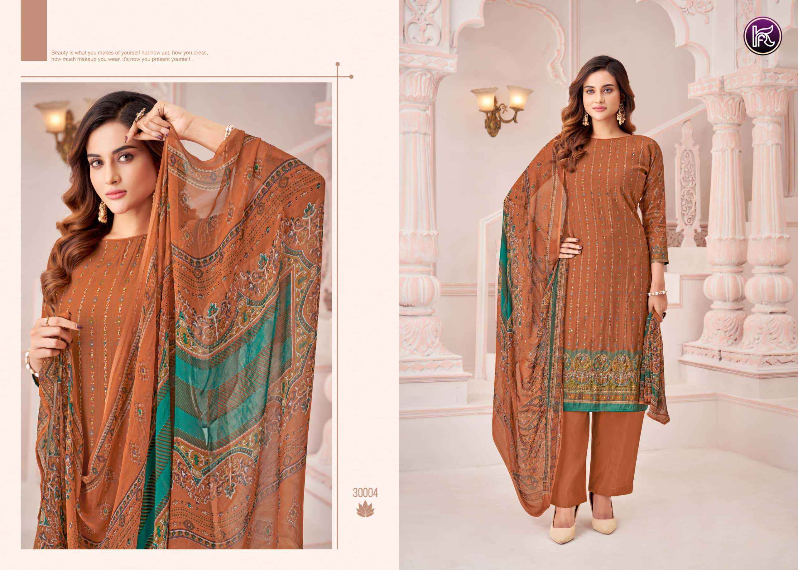 Kala Fashion Jil Mil Edition 1 Designer Handwork Muslin Salwar Kameez Wholesale Price ( 4 Pcs Catalog )
